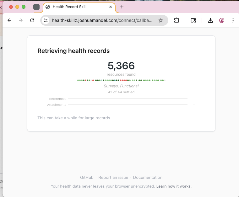 Provider login and authentication screen