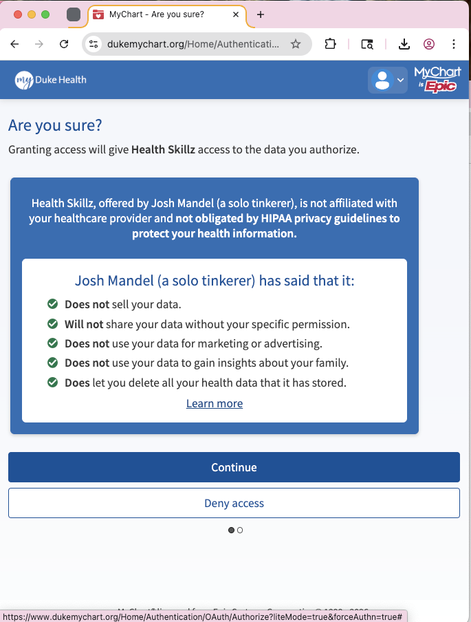 Selecting a provider connection